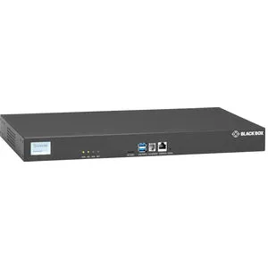 Black Box LES1700 Series Console Server - POTS Modem, Dual 10/100/1000