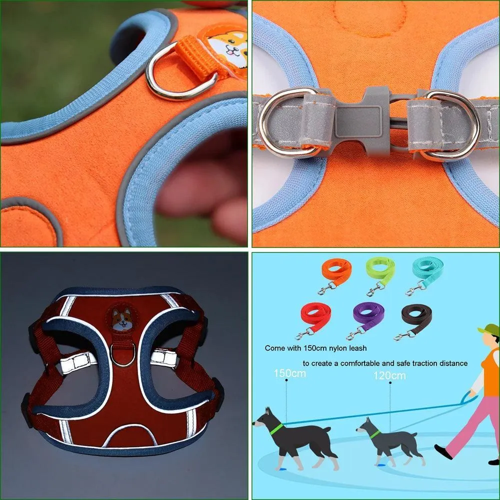 Innovative Dog Harness Set: Ultimate No-Pull Solution & Safety