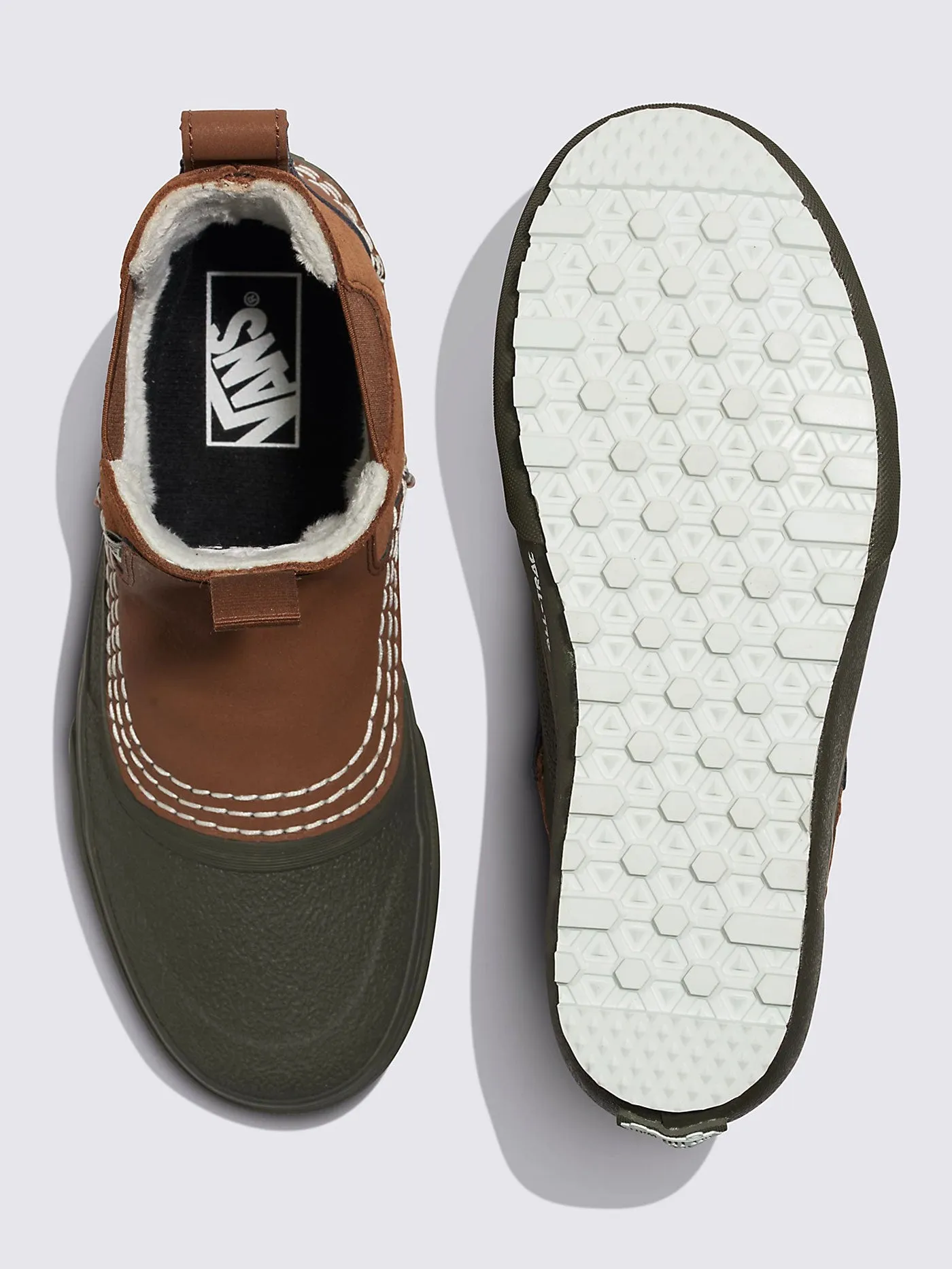 MTE Standard Mid Chelsea Waterproof Hana Beaman Brown/Green Winter Boots