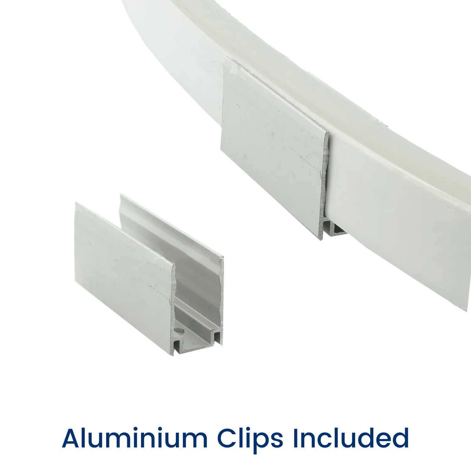 Natural White Neon Flex 4000K DC 48V 16x16mm Flat Shape Vertical Bending IP65 Waterproof LED Neon Flex Only