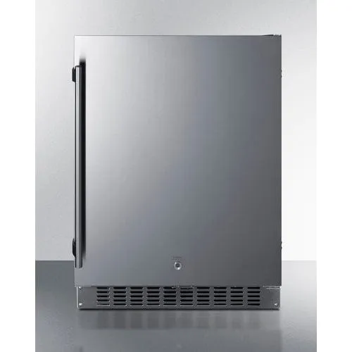 Summit 24" Stainless Steel All-Refrigerator ASDS2413CSS